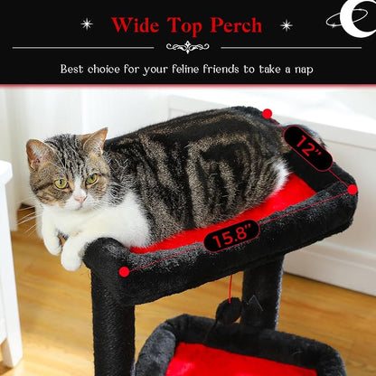 PEQULTI Cat Tree Gothic Cat Tower - Image 2