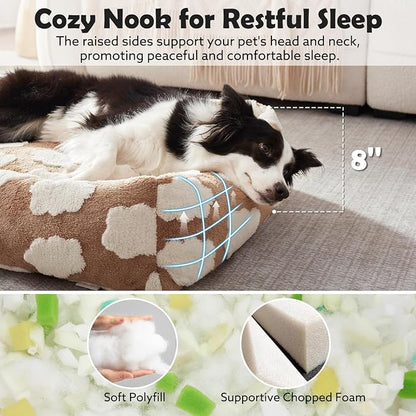 JOEJOY Medium Dog Bed Medium Size Dog, Rectangle Washable Orthopedic Pet Bed - Image 2