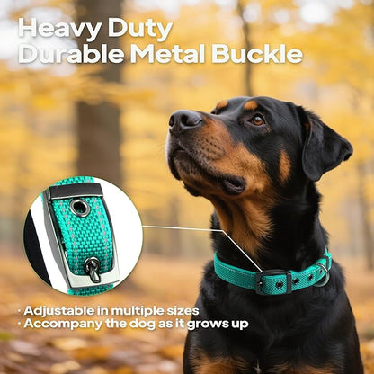 PetiFine Dog Collars for Small Dogs, Neoprene Padded Dog Collar, Reflective - Image 2