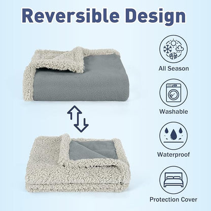 Kritter Planet Waterproof Dog Blanket, Reversible Water Proof Pet Blanket - Image 2