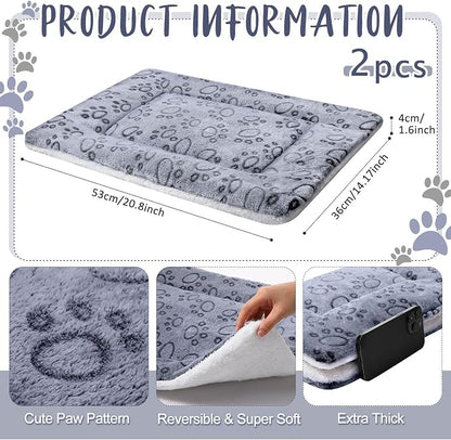 VitalCozy 2 Pack Self Warming Cat Mat Self Heating Pad Bed Reversible Machine - Image 2