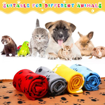 Tegeme 12 Pieces Fleece Blankets - Image 5