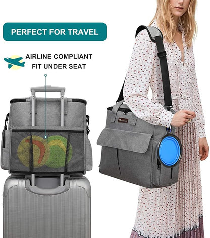 Modoker Dog Travel Bag, Weekend Pet Travel Set - Image 5