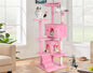 Heavy Duty Cat Tree Tower, Cat Condo, Hanging Ball by BORGEBY