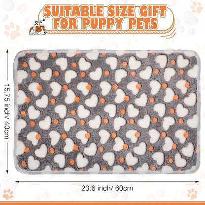 Chumia 18 Pcs Fleece Puppy Blanket Bulk, Soft Warm Pet Blanket - Image 2