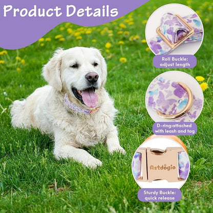 Elegant Butterfly Dog Collar, Adjustable Comfortable - Image 4