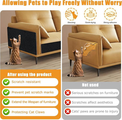 cat Scratching mat Self-Adhesive, Trimmable Furniture Protector - Image 3