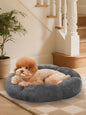 OhGeni 24 inches Calming Donut Dog & Cat Bed by OhGeni