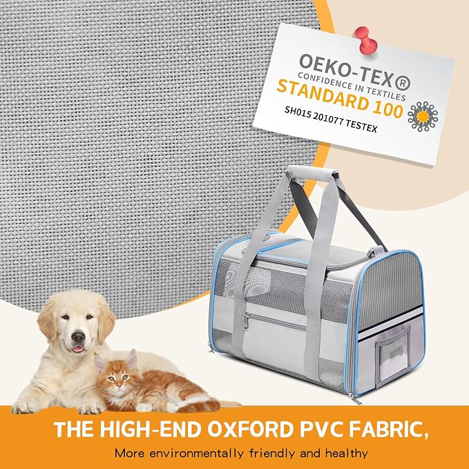 Cat Carrier Dog Carrier TSA Airline Approved - Image 5