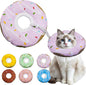 Cat Cone Collar Soft, Adjustable Cat Recovery Collar Kitten Cones to Stop by Seyezo