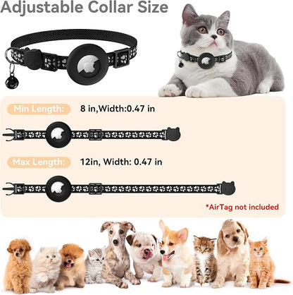 Vanjua 2 Pack Airtag Cat Collar Breakaway - Image 3