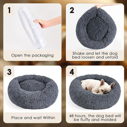 Extra Large Dog Beds, 36 Inch Human Dog Anxiety Relief Comfort Bed, - Image 6