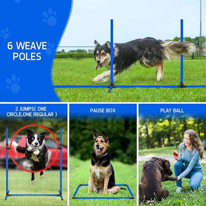 Dog Agility Equipment, Dog Agility Course Backyard Set Obstacle Course Backyard - Image 7