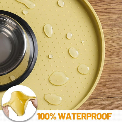 Hubulk 100% Waterproof Silicone Pet Feeding Mat - Image 4