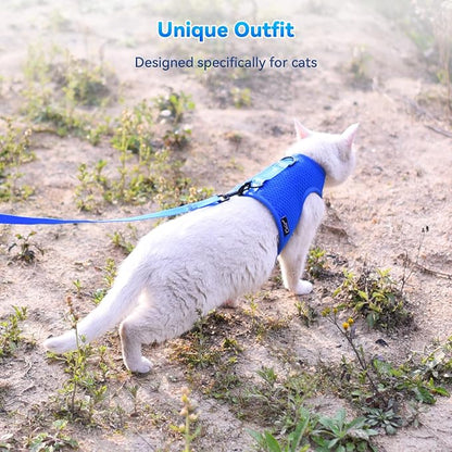 Kitty Harness and Leash for Walking Escape Proof Breathable Mesh Fabric - Image 9