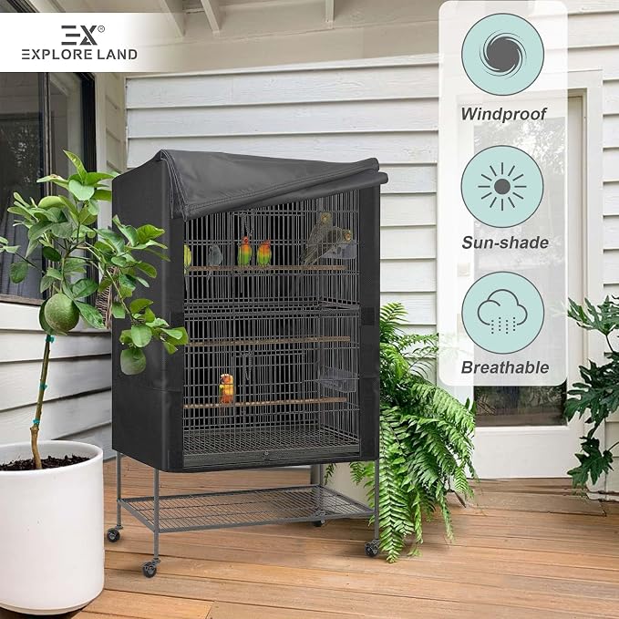 Explore Land Bird Universal Pet Cage Cover Good Night - Image 6