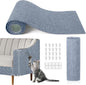 Cat Scratching Mat, 118.5"x15.9" Trimmable Self-Adhesive Cat Scratch Carpet by Unknown