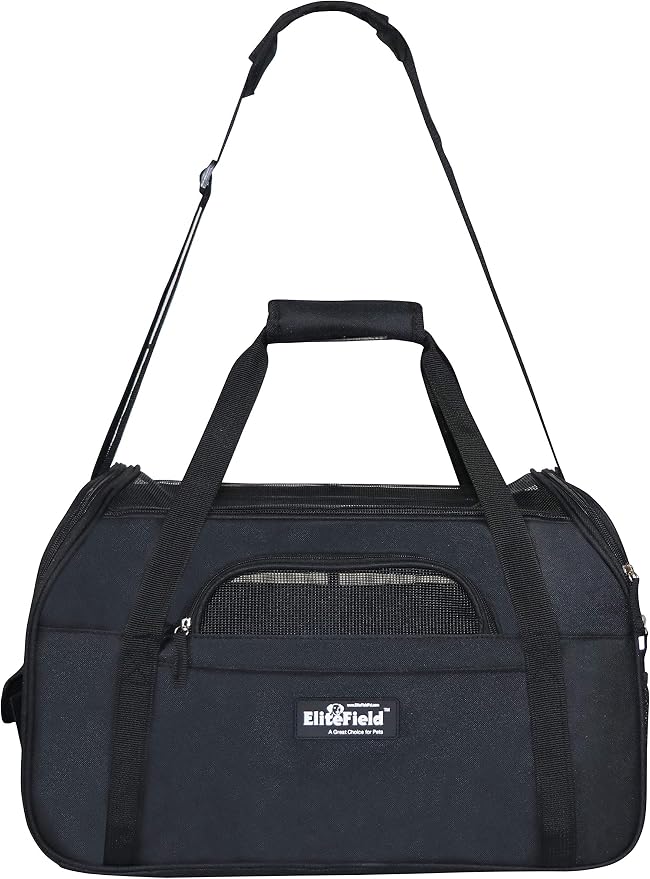 EliteField Soft Pet Carrier Soft Sided Dog Puppy Cat Carrier Travel Bag - Image 6