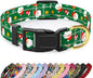 Reflective Dog Collar, Cute Christmas Style Dog Collars by TMOODEL