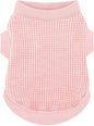 Cozy and Functional Dog Shirts for Small Puppies: Stretchable Pink Attire by Paiaite