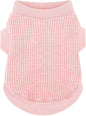 Cozy and Functional Dog Shirts for Small Puppies: Stretchable Pink Attire by Paiaite