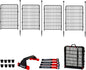 Dog Playpen Outdoor for Medium/Large Dogs 36'' High, 4 Add-on Heavy Duty Dog by IGOOUO