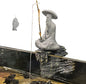 LIYAOLI Japanese Zen Fisherman Statue by LIYAOLI