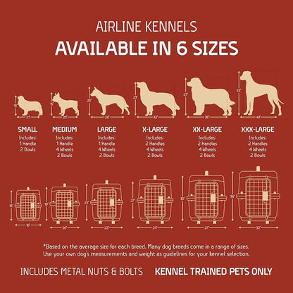 SportPet Airline Compliant LARGE 28.75" Travel Dog Kennel-Durable Plastic - Image 8