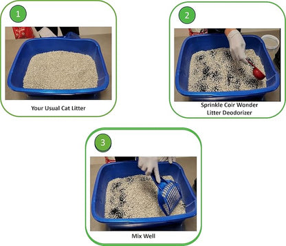 Cat Litter Deodorizer – 2.2 Lb Activated Charcoal Carbon – Odor Eliminator - Image 3