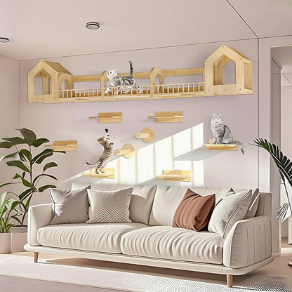 Cat Wall Shelves and Furniture Set by Canormpet