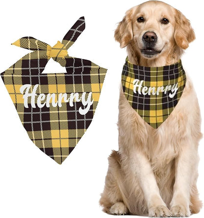 Custom Pet Scarf Personalized Dog Bandana by DOREALA