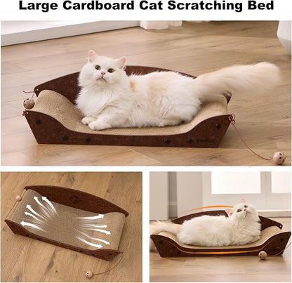 26'' Cardboard Cat Scratcher Bed - Image 8