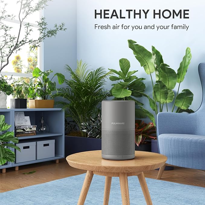 FULMINARE Air Purifiers for Bedroom H13 True HEPA Air Filter, Quiet Air Cleaner - Image 2