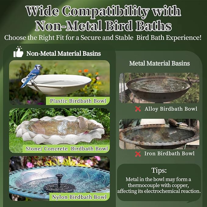 Bird Bath Copper Disk, 99.99% Pure Copper Metal Disc Bird Bath Cleaner - Image 5