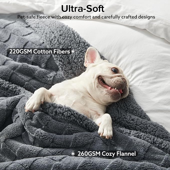 GASUR Waterproof Dog Blankets for Medium Small Dogs, Dog Blanket for Couch Bed - Image 4