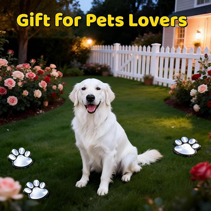 3pcs-Solar Paw Print Lights, Wireless of Cat Dog Animal Solar Lights Outdoor - Image 7