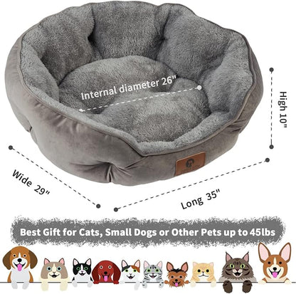 Asvin Large Dog Bed for Large Dogs, Cat Beds for Indoor Cats, Pet Bed for Puppy - Image 3