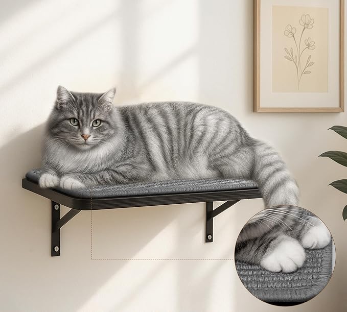 Cat Wall Shelf Window Perch, Cats Bed Hammock - Image 4