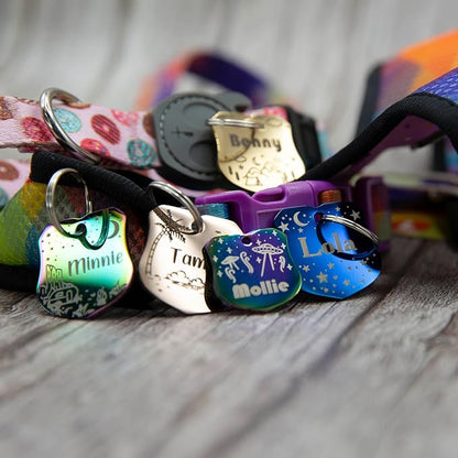 Personalized Dog Tag with 5 Lines of Custom Deep Engraved Durable Stainless - Image 3