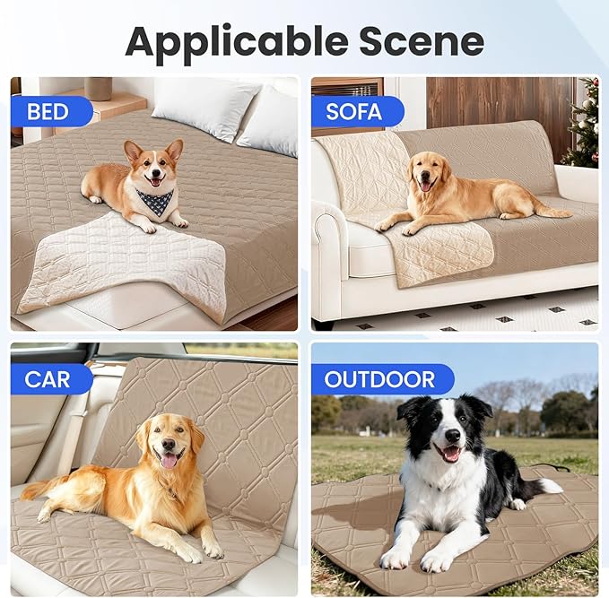 Waterproof Dog Blanket, Non-Slip Soft Pet Bed Cover, Couch Cover - Image 5