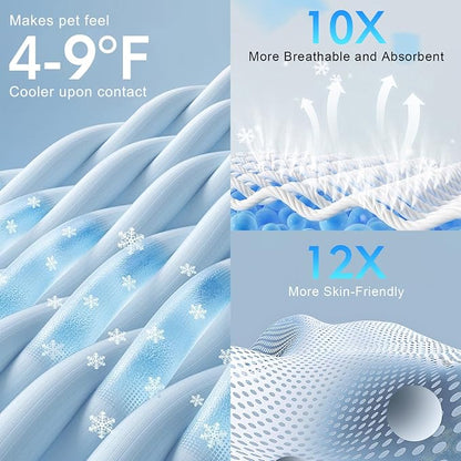 BEAUTYZOO Upgraded Dog Self Cooling Mat Ice Silk Chill Pads - Image 6
