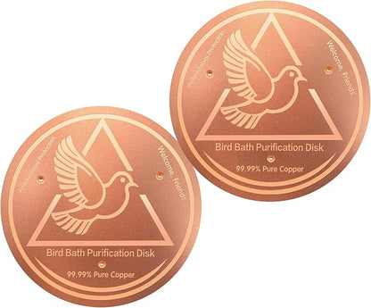 Bird Bath Purification Disk, 99.99% Copper Disc by Unknown