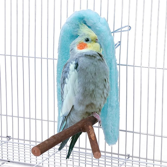Comfort Corner Fleece Bird Blanket Parrot Cage Snuggle Hut Warm Bird Nest House by Filhome