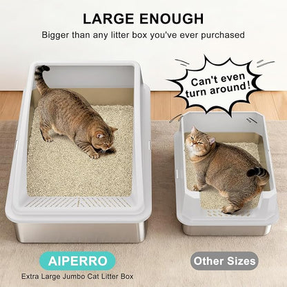 Stainless Steel Litter Box Extra Large - Image 2