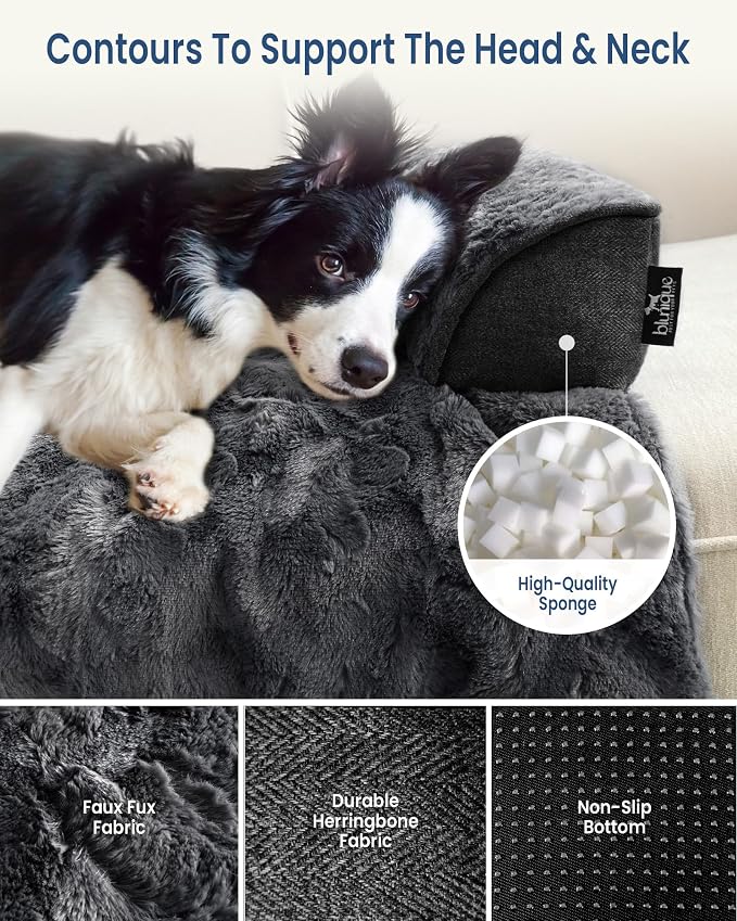 Calming Extra Large Dog Bed for Couch, 45 x 37 inch Removable Couch Cover for - Image 7