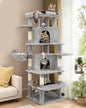 Globlazer Corner Cat Tree for Large Cats, 66inch Tall Curved Series Large Cat by Globlazer