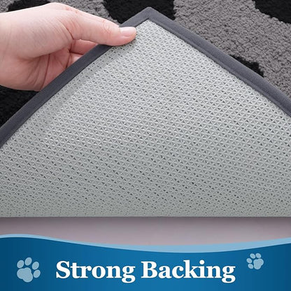 Buganda Dog Door Mat for Muddy Paws, Absorbent Dirt Trapper Washable Indoor - Image 5