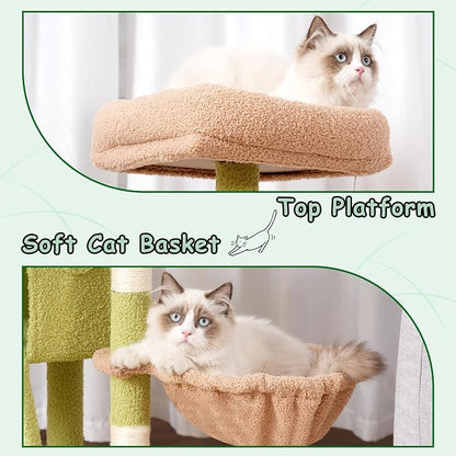 Cat Tree, 41.3" Cat Tower for Indoor Kittens - Image 6