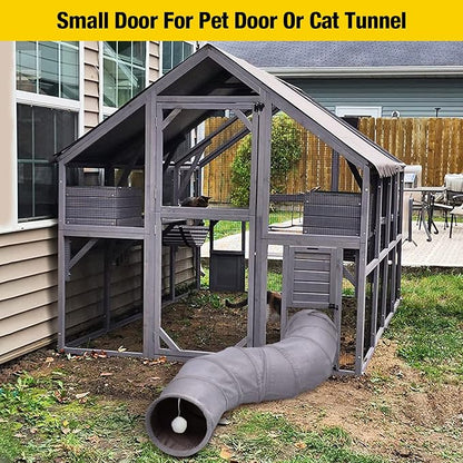 Aivituvin Extra Large Catio Outdoor Cat Enclosure Window Design - Image 4