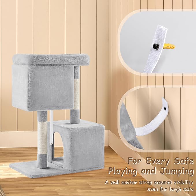 Yaheetech 33.5in Cat Tree Tower - Image 6